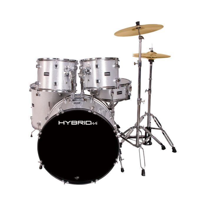 HYBRID MI HD5 Lazer Silver With Paiste Cymbals