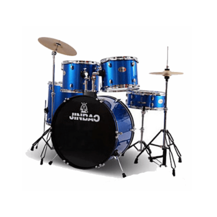 Jinbao JBP1103 5 Piece Drum Kit – Blue