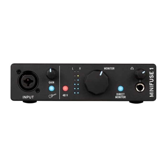 Arturia MiniFuse 1 USB-C Audio Interface (Black)