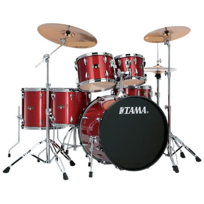 Tama Imperialstar 6-Piece Drum Set with Hardware and Paiste 101 Brass Cymbals - 22" Bass Drum