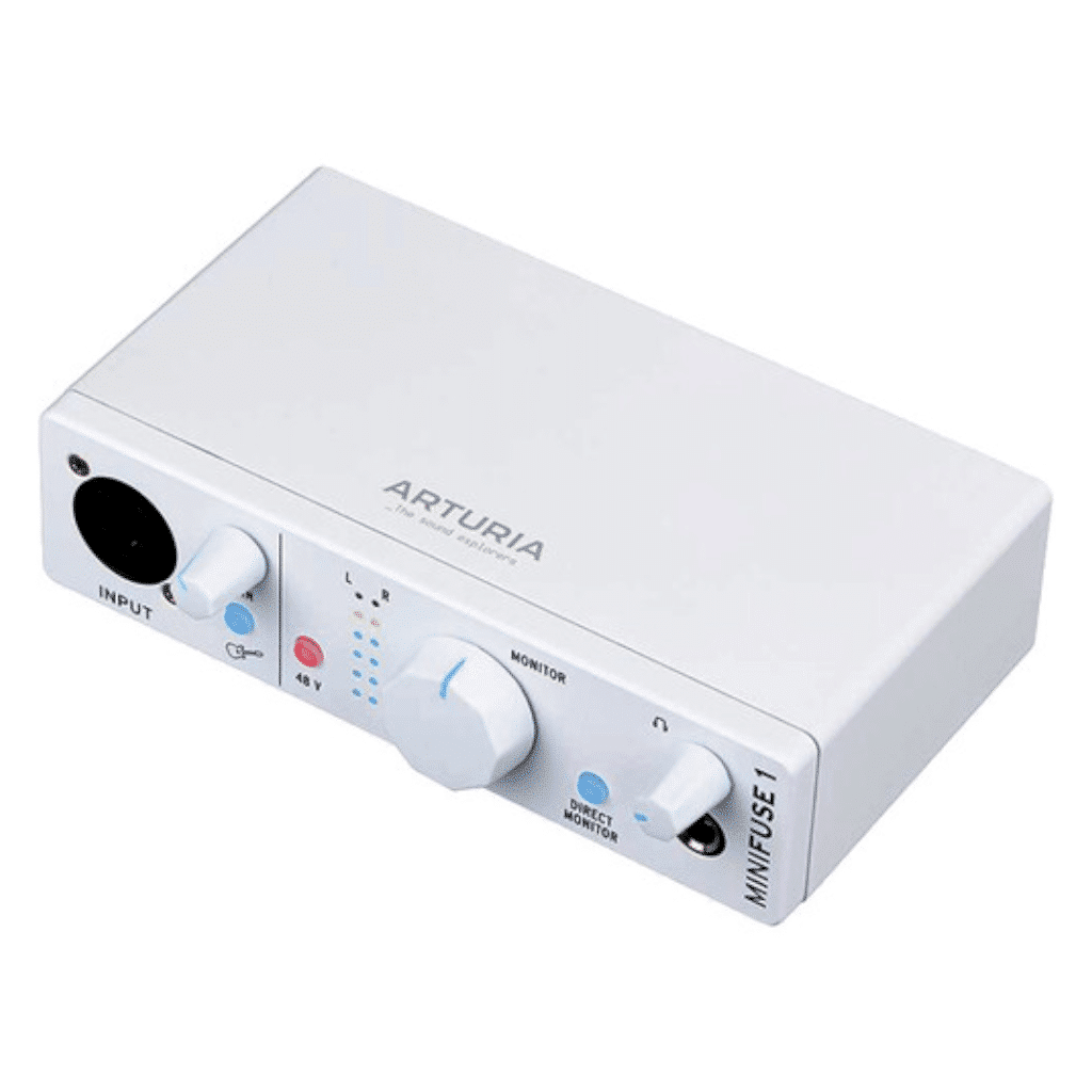 Arturia MiniFuse 1 USB-C Audio Interface (White) - Image 3