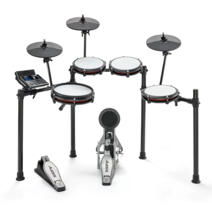 Alesis Nitro Max Electronic Drum Kit – 8-piece with Mesh Heads and Bluetooth