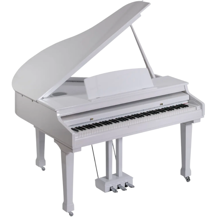 Medeli Grand510-GW – 88 Key Digital Baby Grand Piano (White)